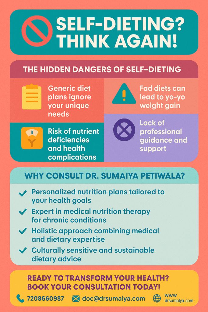 Why self-dieting is a bad idea: the importance of consulting a registered dietitian
