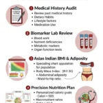 Clinical Nutrition Patient Intake & Biomarker Assessment Infographic by Dr. Sumaiya Petiwala