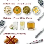 Mounjaro Tirzepatide Diet Plan India - Protein First Hydration Avoid Fried Foods - Dr Sumaiya Petiwala